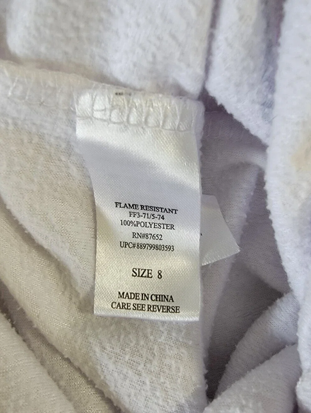 Stay Up Late Unicorn One Piece Half Zip Hooded Pajamas Size 8 Fantasy Magic